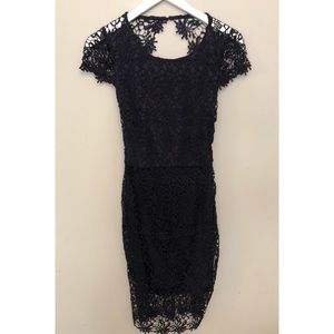 Small Harper Navy Blue Lace Dress